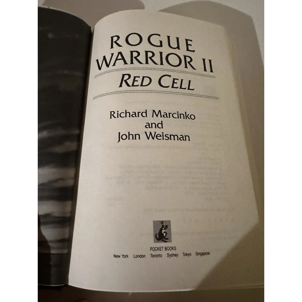 Richard Marcinko & John Weisman Red Cell: Rogue Warrior 2 HC DJ 1st Edition 1994